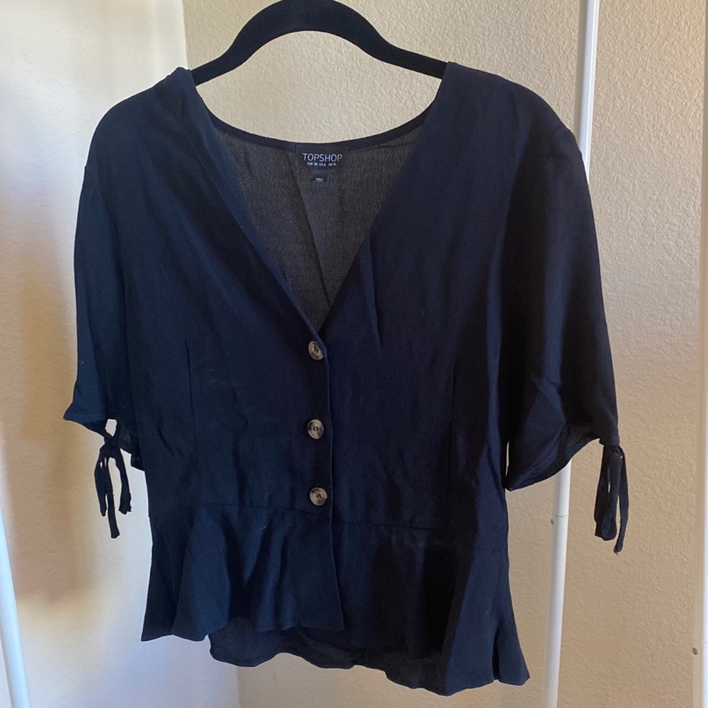 TopShop Peplum Top